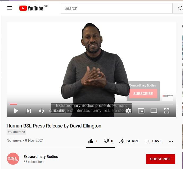 a Black man using British Sign Language